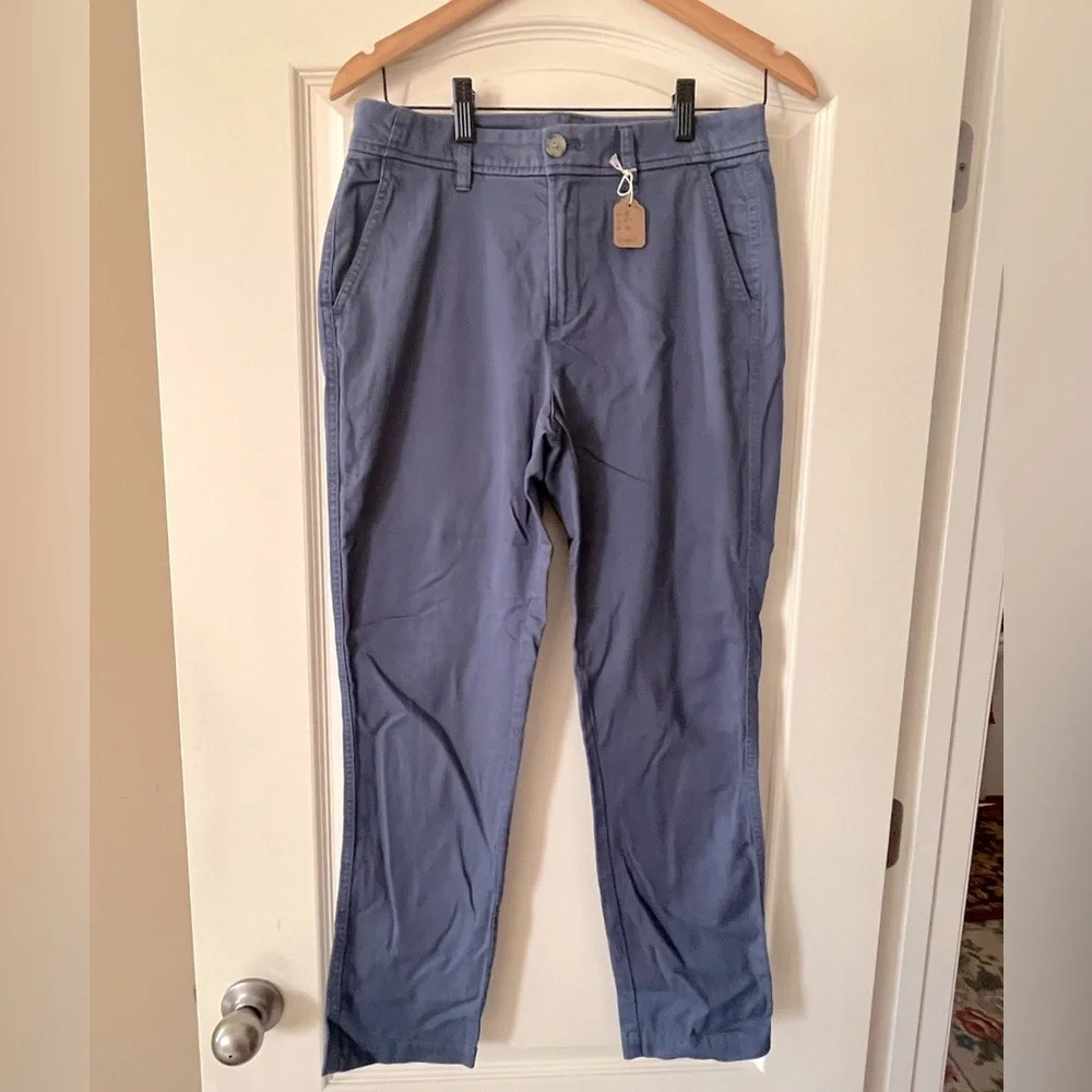 J Crew Smoky Blue Khakis Women’s size 4